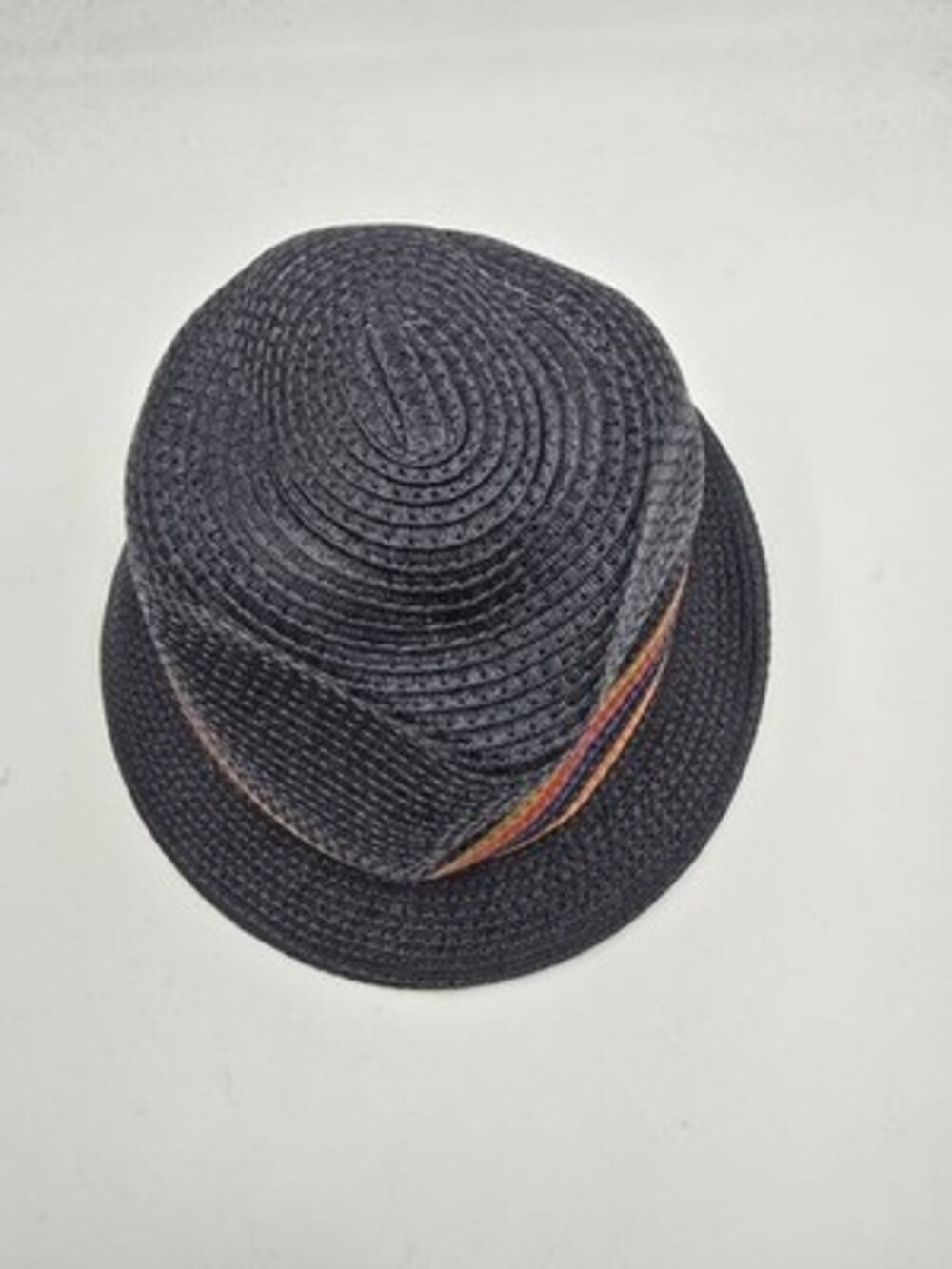 Paul Smith Artist Stripe Trilby Hat Men's L Black